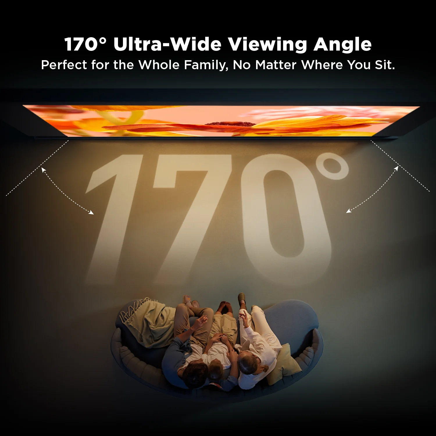 84''-150'' NothingProjector Black Series 95% ALR/CLR Ultra Short Throw Projector Screen - Image 8