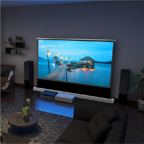 72"-120" VIVIDSTORM S PRO Motorized Tension Floor Rising UST ALR Projector Screen - Image 13