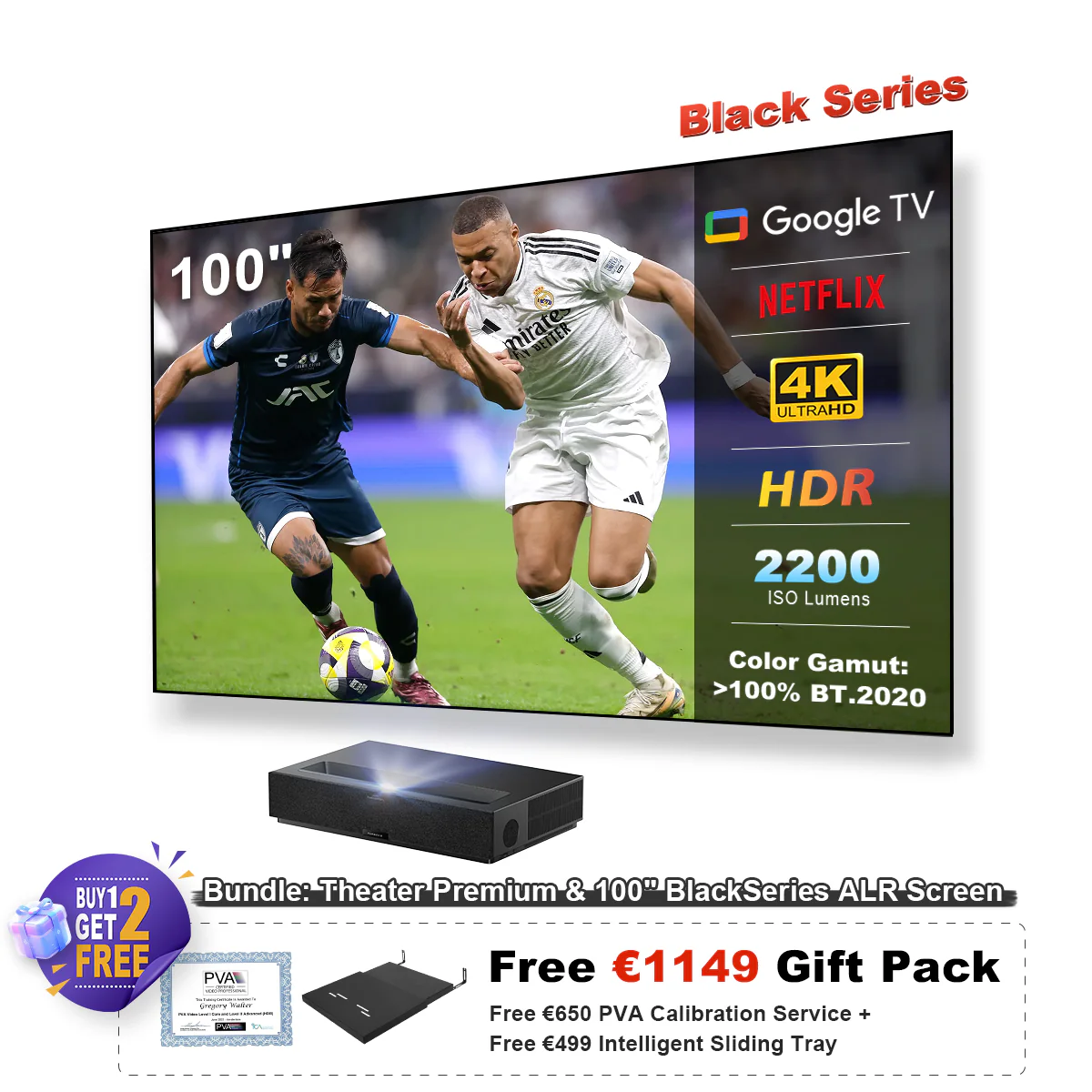 Formovie Theater Premium Triple Laser 4K TV Ultra Short Throw Projector - Image 35