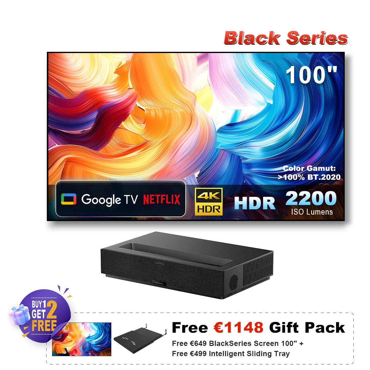 Formovie Theater Premium Triple Laser 4K TV Ultra Short Throw Projector - Image 53