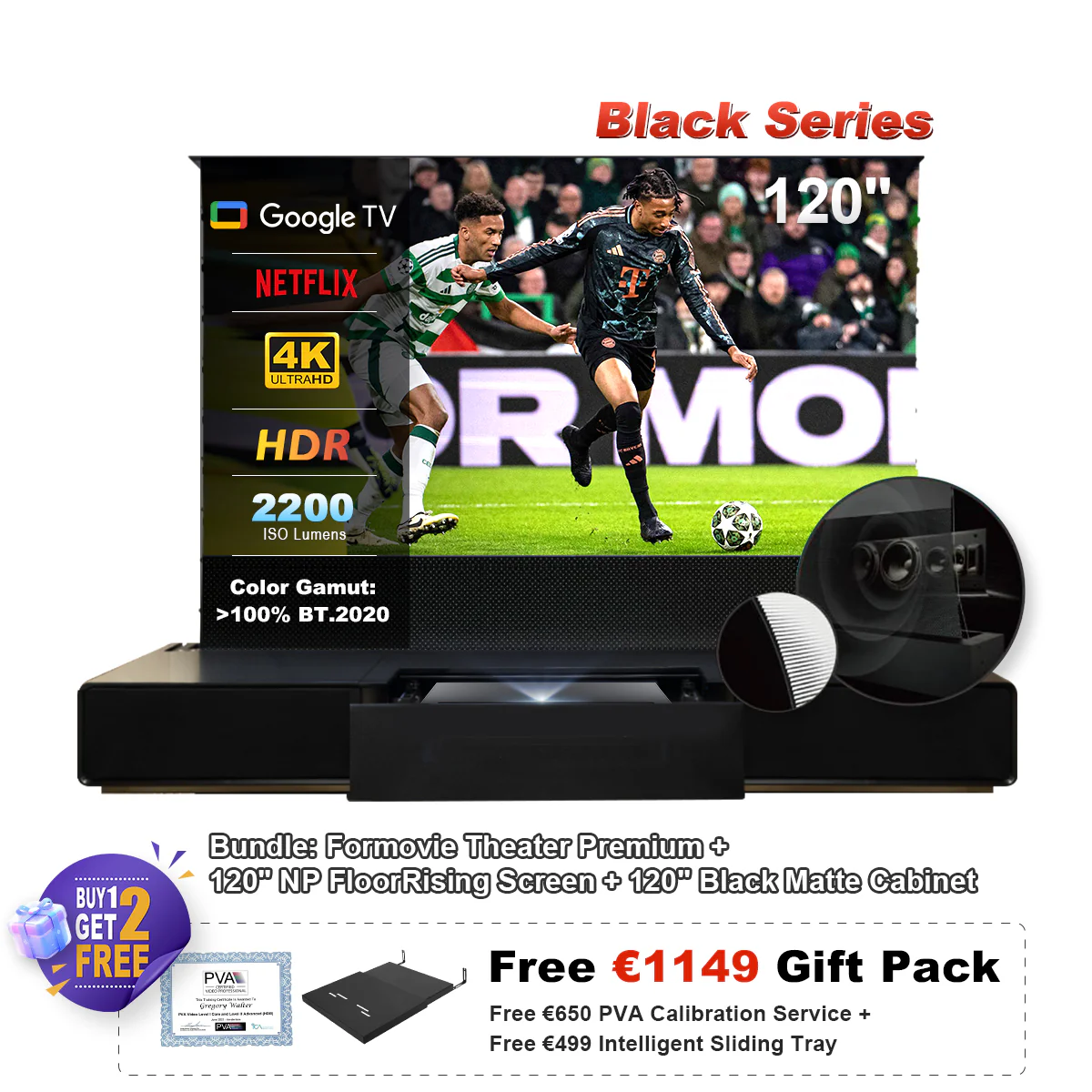 Formovie Theater Premium Triple Laser 4K TV Ultra Short Throw Projector (US/UK/ITA/NL not for sale) - Image 22