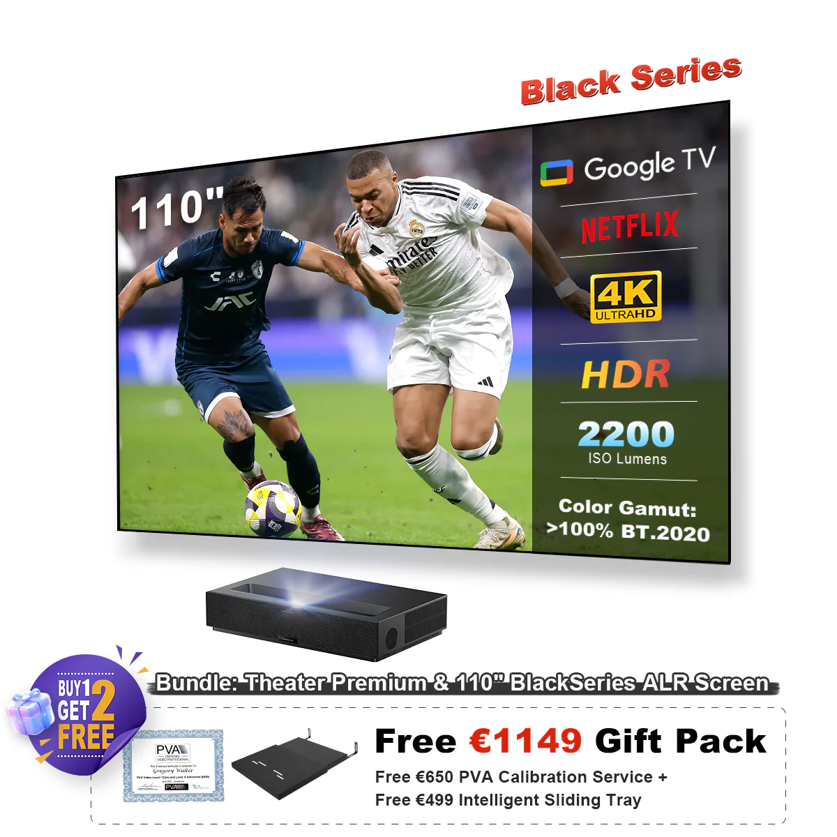 Formovie Theater Premium Triple Laser 4K TV Ultra Short Throw Projector (US/UK/ITA/NL not for sale) - Image 27