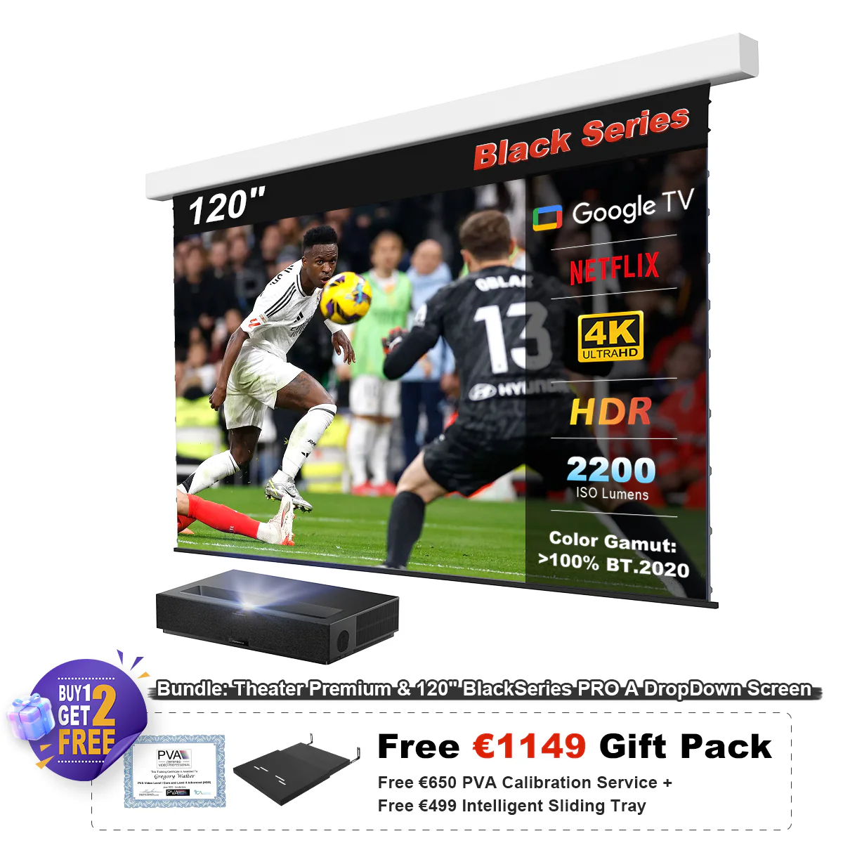 Formovie Theater Premium Triple Laser 4K TV Ultra Short Throw Projector (US/UK/ITA/NL not for sale) - Image 35
