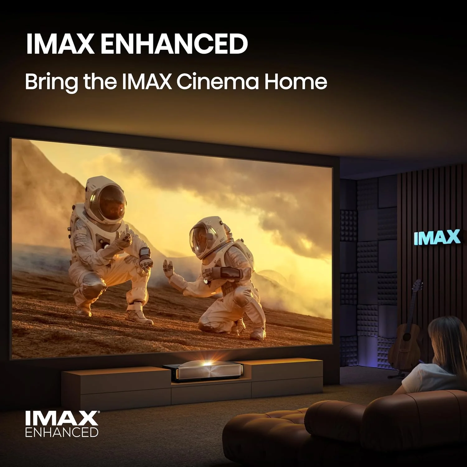 Hisense L9Q 4K UHD Ultra Short Throw Triple Laser Projector 5000 Lumens, 80”-200” Screen Google TV Dolby Vision & Atmos Tuned by Devialet - Image 9