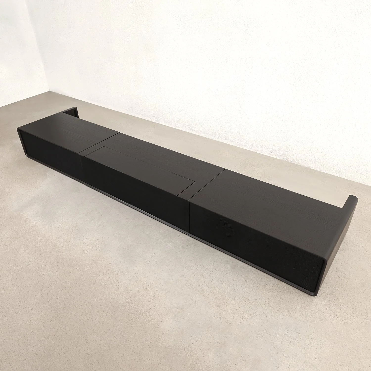 Shore Wood Grain TV Cabinet for Ultra Short Throw Projector (Pre-Assembled) - Image 22